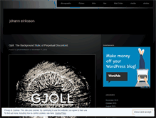 Tablet Screenshot of johanneiriksson.com